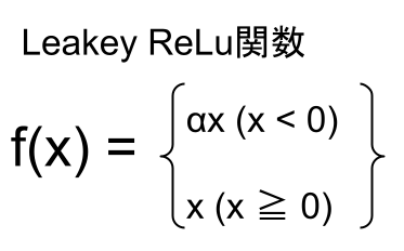 Leakey ReLU関数とは？Leakey ReLU関数を分かりやすく解説